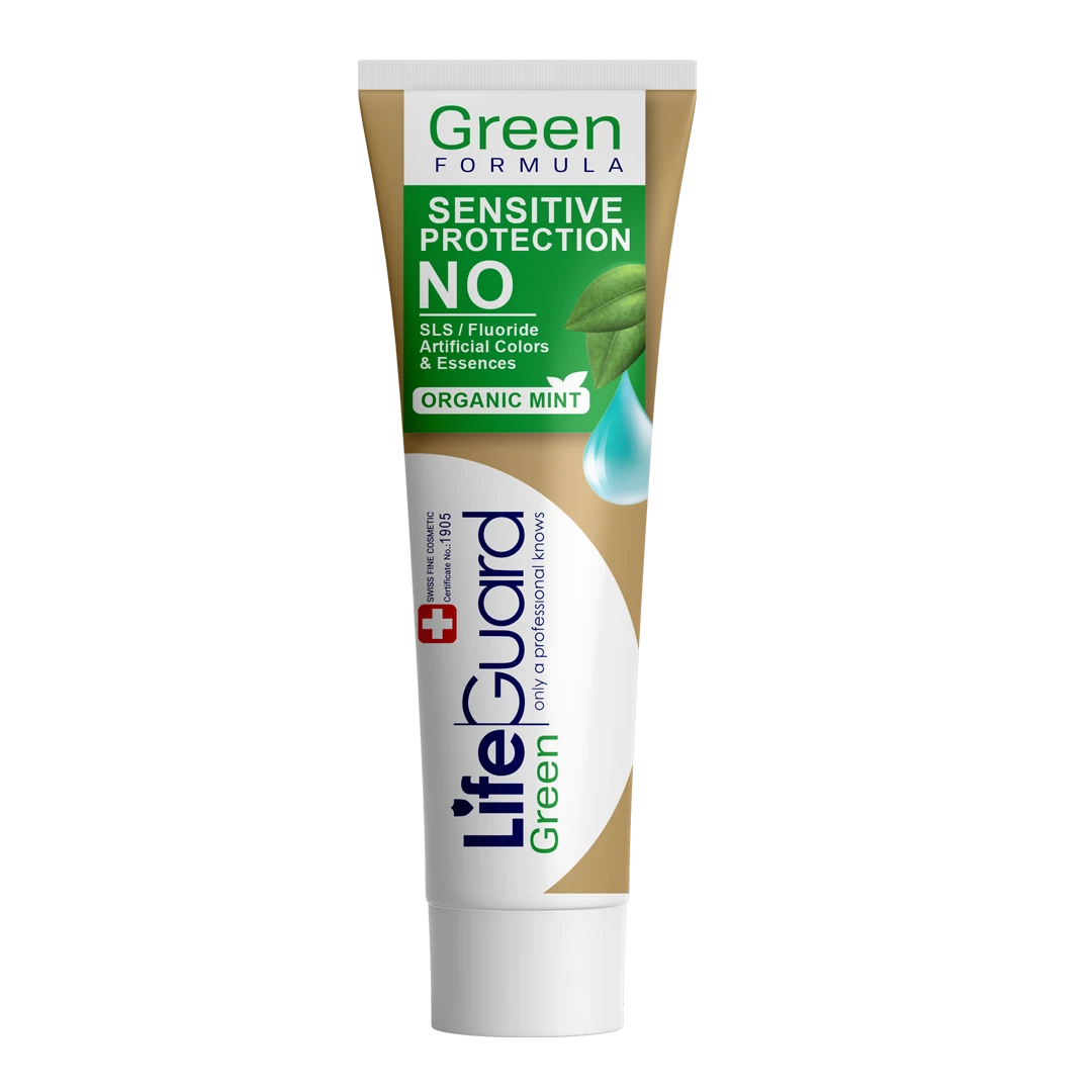 خمیر دندان لایف گارد سری گرین برای لثه های حساس