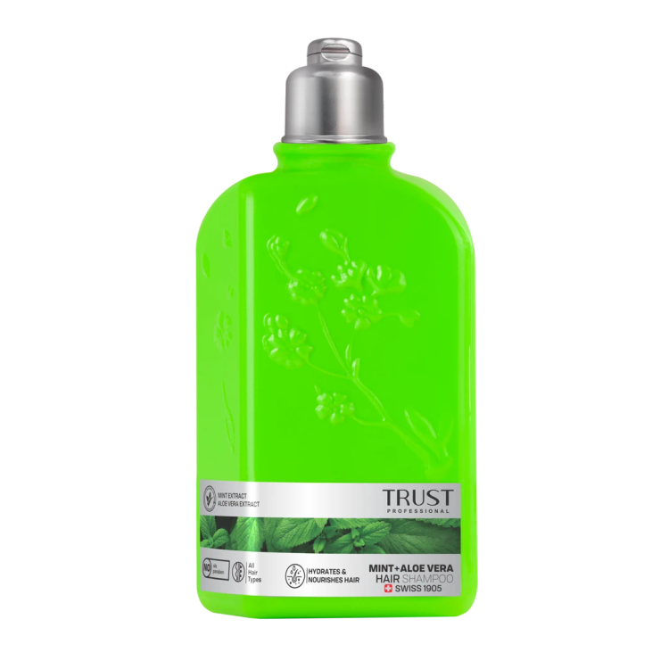 شامپو سر نعناع و آلوئهورا تراست ۲۵۰ میلی