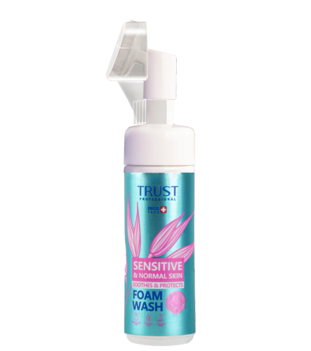 فوم شستشوی صورت مناسب پوست حساس و نرمال تراست
