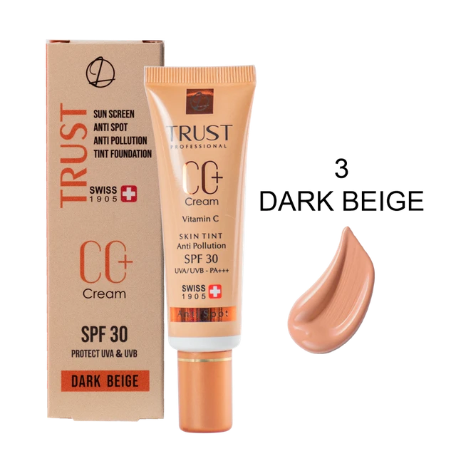 سی سی کرم برطرف کننده لک و روشن کننده پوست پلاس تراست