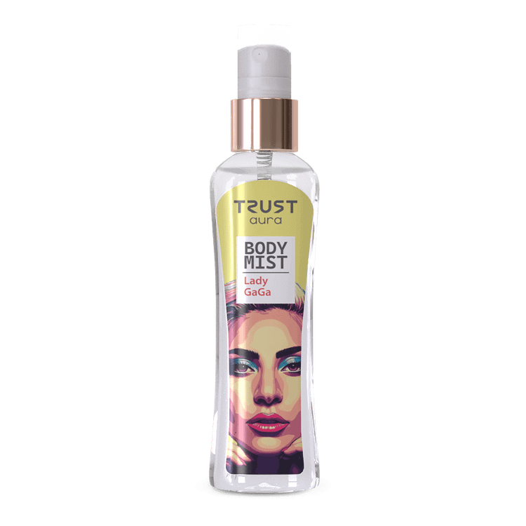 بادی میست زنانه TRUST aura مدل Lady GaGaحجم ۱۰۰ میل