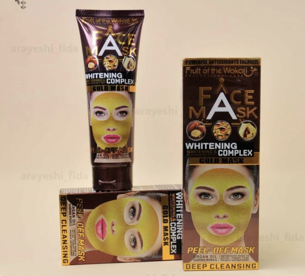 ماسک لایه بردار طلای حلزون وکالی مدل  Snail gold peel off mask  اورجینال حجم ۱۳۰ میلی